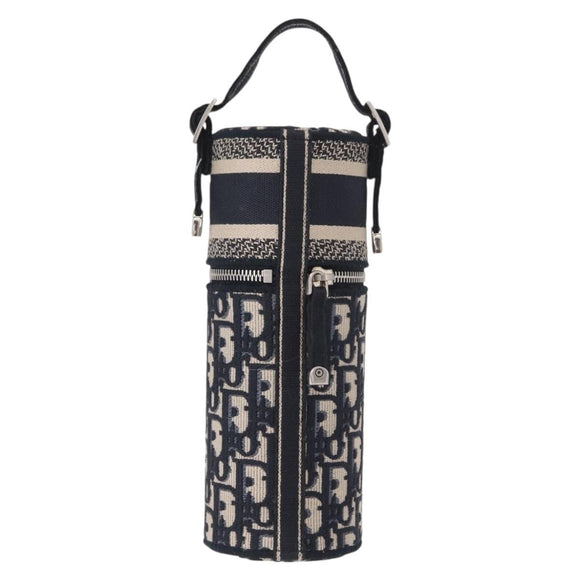 Christian Dior Trotter Canvas Oblique Fragrance Case Vanity Navy Auth 156648M