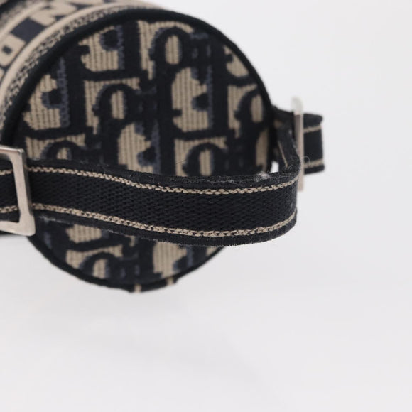Christian Dior Trotter Canvas Oblique Fragrance Case Vanity Navy Auth 156648M
