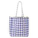 BALENCIAGA Everyday Tote XS Tote Bag Leather 2way Blue Gold 489813 Auth 156650-2