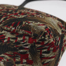 FENDI Zucca Canvas Mamma Baguette Shoulder Bag Brown Auth 156653SAM-17