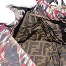 FENDI Zucca Canvas Mamma Baguette Shoulder Bag Brown Auth 156653SAM-23