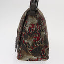 FENDI Zucca Canvas Mamma Baguette Shoulder Bag Brown Auth 156653SAM-3