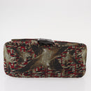 FENDI Zucca Canvas Mamma Baguette Shoulder Bag Brown Auth 156653SAM-5