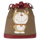 GUCCI Micro GG Supreme Doraemon Collaboration Bag PVC 625216 Auth 156657SAM-2