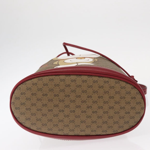 GUCCI Micro GG Supreme Doraemon Collaboration Bag PVC 625216 Auth 156657SAM