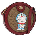 GUCCI Micro GG Supreme Doraemon Collaboration Bag PVC 625216 Auth 156658SAM-1