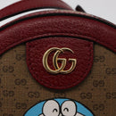 GUCCI Micro GG Supreme Doraemon Collaboration Bag PVC 625216 Auth 156658SAM-15