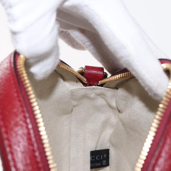 GUCCI Micro GG Supreme Doraemon Collaboration Bag PVC 625216 Auth 156658SAM