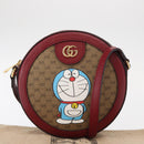 GUCCI Micro GG Supreme Doraemon Collaboration Bag PVC 625216 Auth 156658SAM-22