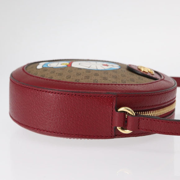 GUCCI Micro GG Supreme Doraemon Collaboration Bag PVC 625216 Auth 156658SAM