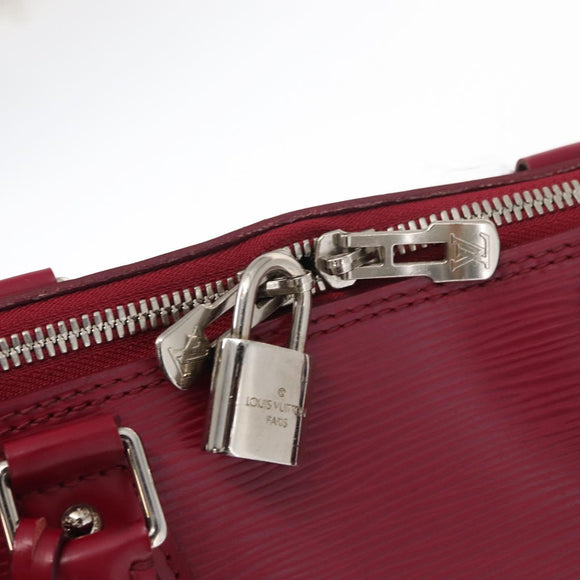 LOUIS VUITTON Epi Alma MM Hand Bag Fuchsia LV Auth 156661SAV