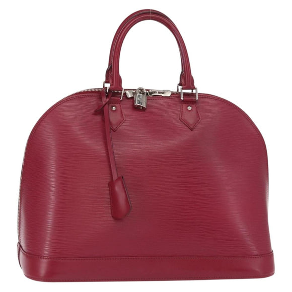 LOUIS VUITTON Epi Alma MM Hand Bag Fuchsia LV Auth 156661SAV