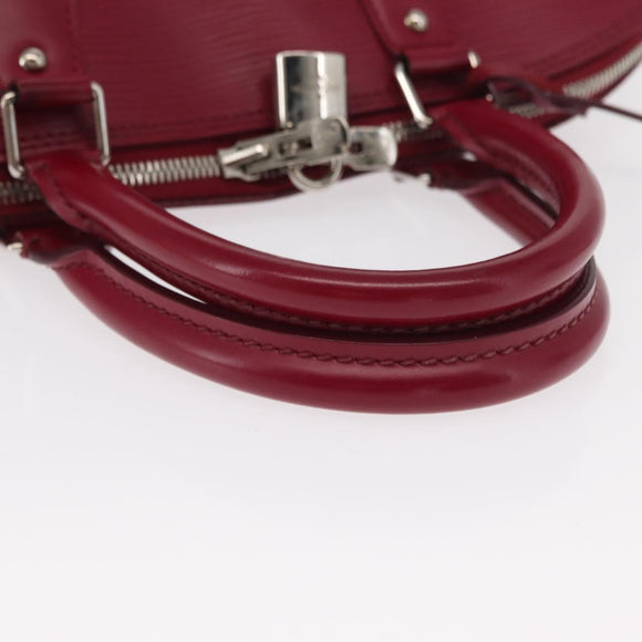 LOUIS VUITTON Epi Alma MM Hand Bag Fuchsia LV Auth 156661SAV