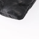 LOUIS VUITTON Monogram Emboss Pochette A4 Clutch Bag Black M68775 Auth 156663M-15