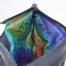 LOUIS VUITTON Monogram Emboss Pochette A4 Clutch Bag Black M68775 Auth 156663M-20