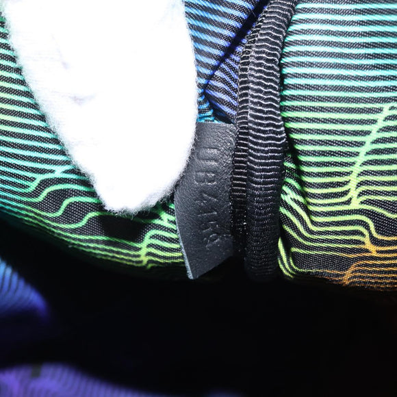 LOUIS VUITTON Monogram Emboss Pochette A4 Clutch Bag Black M68775 Auth 156663M