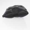 LOUIS VUITTON Monogram Emboss Pochette A4 Clutch Bag Black M68775 Auth 156663M-5