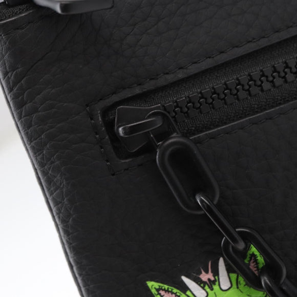 LOUIS VUITTON Monogram Taurillon LV Friend A4 Pouch Bag M80147 LV Auth 156664SM