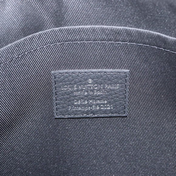 LOUIS VUITTON Monogram Taurillon LV Friend A4 Pouch Bag M80147 LV Auth 156664SM