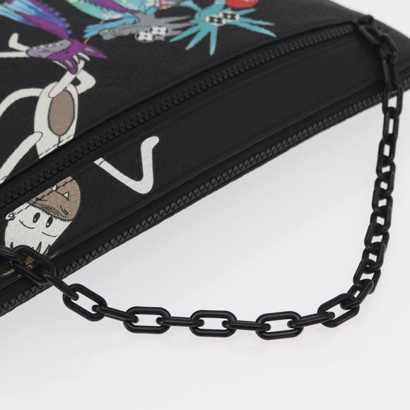 LOUIS VUITTON Monogram Taurillon LV Friend A4 Pouch Bag M80147 LV Auth 156664SM