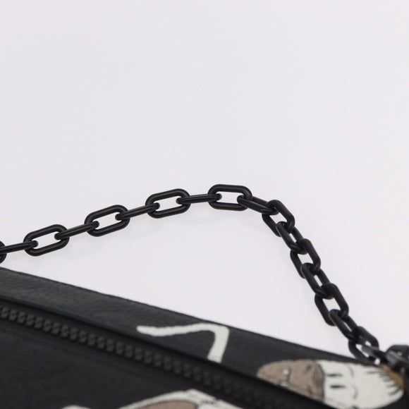 LOUIS VUITTON Monogram Taurillon LV Friend A4 Pouch Bag M80147 LV Auth 156664SM