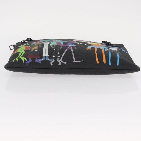 LOUIS VUITTON Monogram Taurillon LV Friend A4 Pouch Bag M80147 LV Auth 156664SM