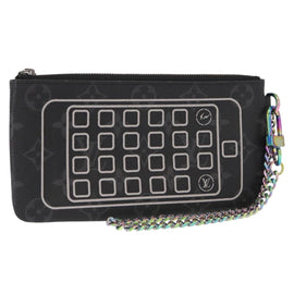 LOUIS VUITTON Monogram Eclipse Fragment iPhone Case M64433 LV Auth 156665SAM