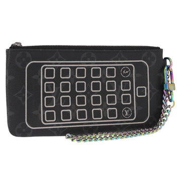 LOUIS VUITTON Monogram Eclipse Fragment iPhone Case M64433 LV Auth 156665SAM