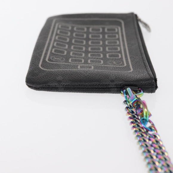 LOUIS VUITTON Monogram Eclipse Fragment iPhone Case M64433 LV Auth 156665SAM