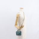 CHANEL Matelasse Chain Shoulder Bag Lamb Skin 2way Green Gold CC Auth 156667SM-26