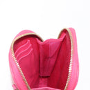 Christian Dior Cannage Phone Chain Shoulder Pouch 2way Pink Gold Auth 156668V-19