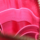 Christian Dior Cannage Phone Chain Shoulder Pouch 2way Pink Gold Auth 156668V-22