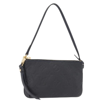 LOUIS VUITTON Monogram Empreinte Citadine PM Accessory Pouch Black Auth 156669V