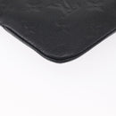 LOUIS VUITTON Monogram Empreinte Citadine PM Accessory Pouch Black Auth 156669V-17