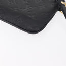 LOUIS VUITTON Monogram Empreinte Citadine PM Accessory Pouch Black Auth 156669V-18