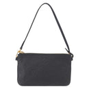 LOUIS VUITTON Monogram Empreinte Citadine PM Accessory Pouch Black Auth 156669V-13