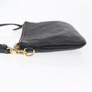LOUIS VUITTON Monogram Empreinte Citadine PM Accessory Pouch Black Auth 156669V-4
