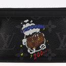 LOUIS VUITTON Monogram Eclipse Coin Card Holder M80932 LV Auth 156670V-13