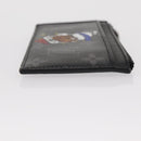LOUIS VUITTON Monogram Eclipse Coin Card Holder M80932 LV Auth 156670V-4