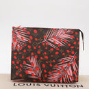 LOUIS VUITTON Monogram jungle Dot Poche Toilette 26 Pouch Red LV Auth 156673V-12