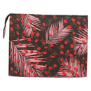 LOUIS VUITTON Monogram jungle Dot Poche Toilette 26 Pouch Red LV Auth 156673V-2