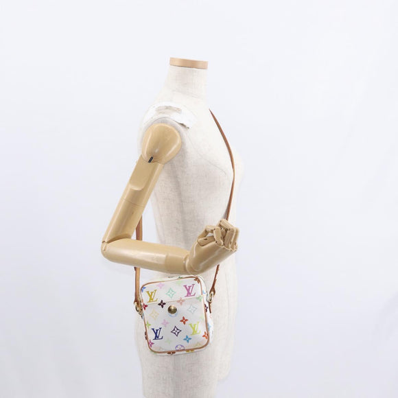LOUIS VUITTON Monogram Multicolor Lift Shoulder Bag White M40055 LV Auth 156674V