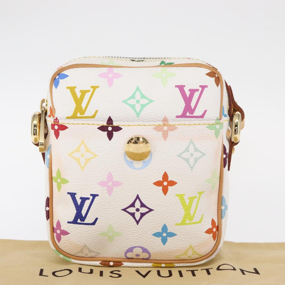 LOUIS VUITTON Monogram Multicolor Lift Shoulder Bag White M40055 LV Auth 156674V