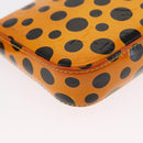 LOUIS VUITTON Vernis Yayoi Kusama Pochette Accessoires Jaune M91426 Auth 156675V-17
