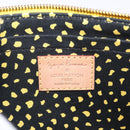 LOUIS VUITTON Vernis Yayoi Kusama Pochette Accessoires Jaune M91426 Auth 156675V-21
