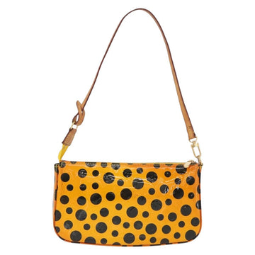LOUIS VUITTON Vernis Yayoi Kusama Pochette Accessoires Jaune M91426 Auth 156675V - 0