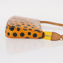 LOUIS VUITTON Vernis Yayoi Kusama Pochette Accessoires Jaune M91426 Auth 156675V-3