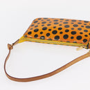 LOUIS VUITTON Vernis Yayoi Kusama Pochette Accessoires Jaune M91426 Auth 156675V-8