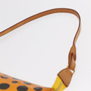 LOUIS VUITTON Vernis Yayoi Kusama Pochette Accessoires Jaune M91426 Auth 156675V-14