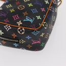 LOUIS VUITTON Monogram Multicolor Trousse Wapity Pouch White M58034 Auth 156677V-15